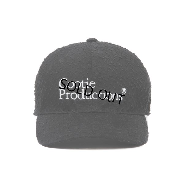 画像1: COOTIE PRODUCTIONS/Needle Punch Twill 6 Panel Cap（Black）［ニードルパンチツイル6パネルキャップ-24秋冬］