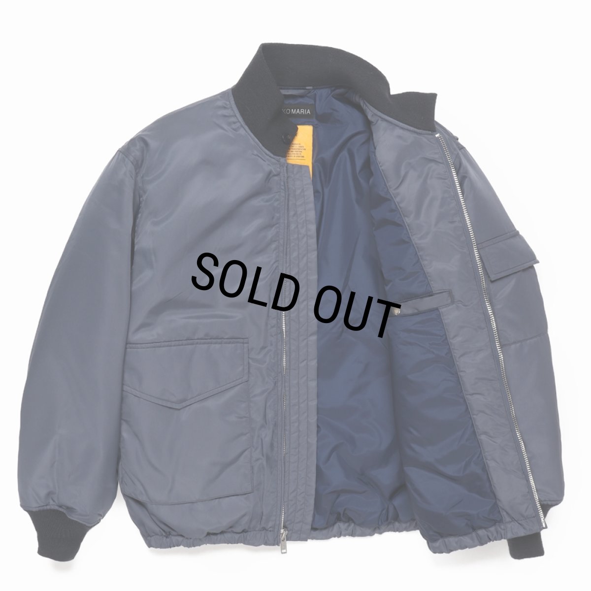 画像3: WACKO MARIA/SPIEWAK / G-8 FLIGHT JACKET（NAVY）［G-8フライトJKT-24秋冬］ (3)