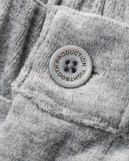 画像5: TIGHTBOOTH/VELOUR BALLOON PANTS（Hether Grey）［ベロアバルーンパンツ-24秋冬］ (5)