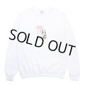 WACKO MARIA/世界平和プロジェクト / SWEAT SHIRT（WHITE）［クルーネックスウェット-24秋冬］