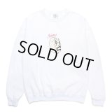 WACKO MARIA/世界平和プロジェクト / SWEAT SHIRT（WHITE）［クルーネックスウェット-24秋冬］