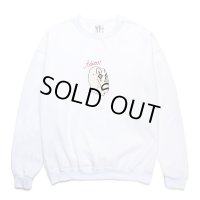 WACKO MARIA/世界平和プロジェクト / SWEAT SHIRT（WHITE）［クルーネックスウェット-24秋冬］