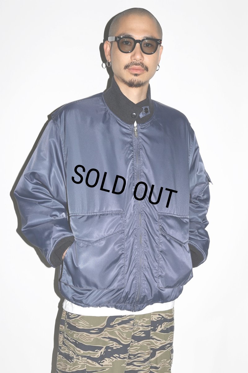 画像5: WACKO MARIA/SPIEWAK / G-8 FLIGHT JACKET（NAVY）［G-8フライトJKT-24秋冬］ (5)