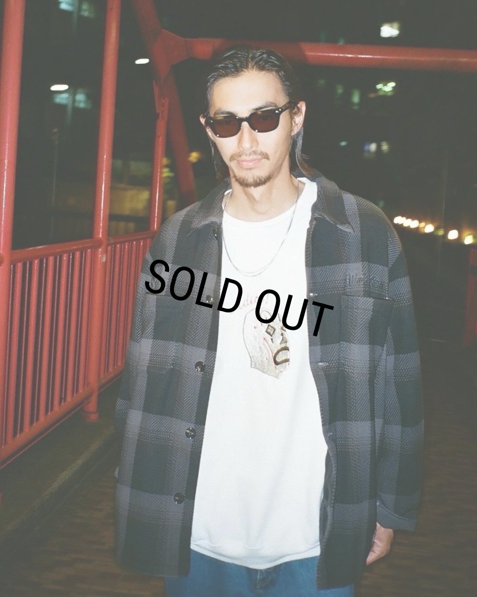 画像2: WACKO MARIA/世界平和プロジェクト / SWEAT SHIRT（WHITE）［クルーネックスウェット-24秋冬］ (2)