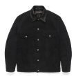 WACKO MARIA/SUEDE TRUCKER JACKET（BLACK）［スウェードレザー