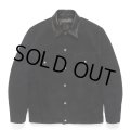 WACKO MARIA/SUEDE TRUCKER JACKET（BLACK）［スウェードレザートラッカーJKT-24秋冬］