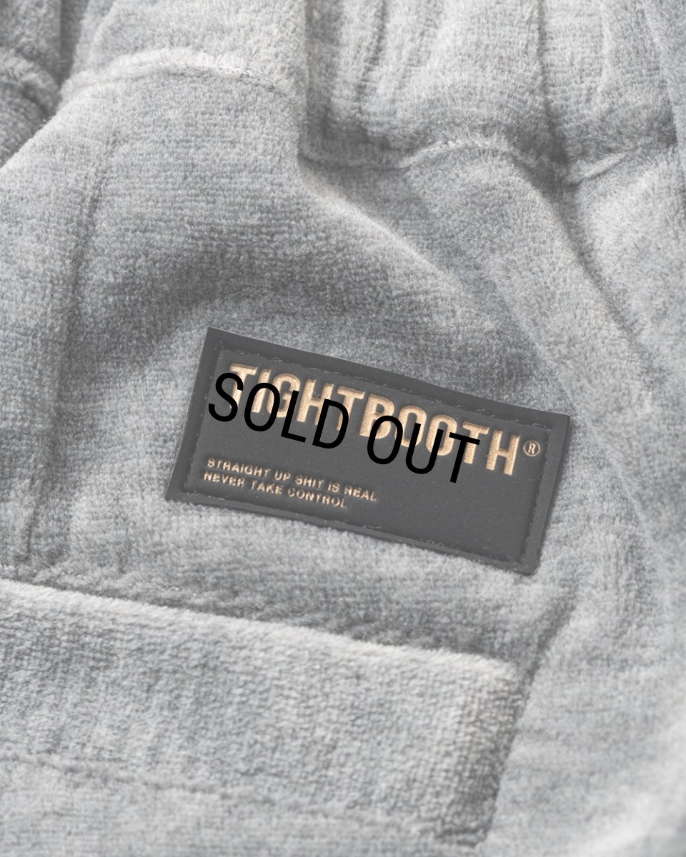 画像9: TIGHTBOOTH/VELOUR BALLOON PANTS（Hether Grey）［ベロアバルーンパンツ-24秋冬］ (9)