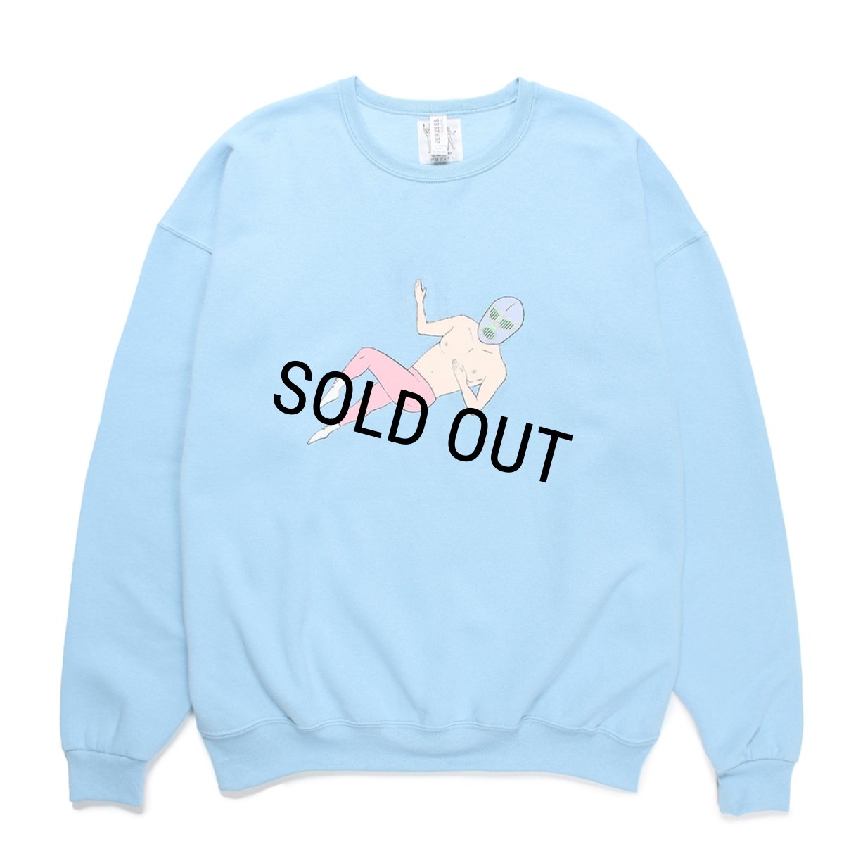 画像1: WACKO MARIA/世界平和プロジェクト / SWEAT SHIRT（BLUE）［クルーネックスウェット-24秋冬］ (1)