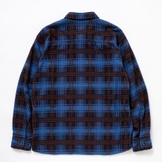 画像2: 【30%OFF】RATS/C/R FLANNEL CHECK SHIRT（SAX BLUE CHECK）［フランネルチェックシャツ-24秋冬］ (2)