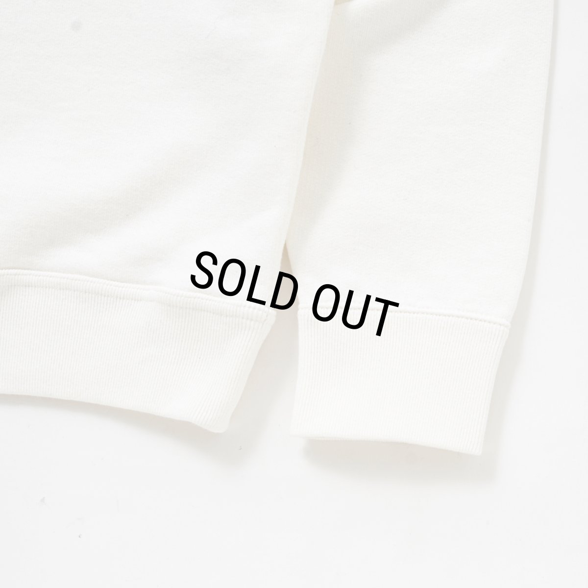 画像5: RATS/LOGO BINDER NECK SWEAT（WHITE）［クルーネックスウェット-24秋冬］ (5)