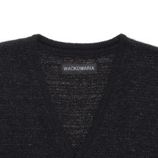 画像2: WACKO MARIA/GLITTER MOHAIR KNIT CARDIGAN（BLACK/RAINBOW）［グリッターモヘアカーディガン-24秋冬］ (2)