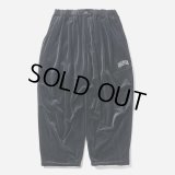 TIGHTBOOTH/VELOUR BALLOON PANTS（Black）［ベロアバルーンパンツ-24秋冬］