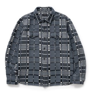 RATS SHIRT ラッツ シャツ 新品未使用 人気アイテム XLサイズ RATS - COTTON FLANNEL NAVY CHECK SHIRT / コットンフランネル