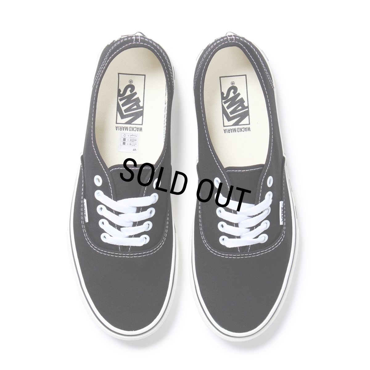 画像5: WACKO MARIA/VANS / AUTHENTIC（BLACK）［オーセンティック-24秋冬］ (5)