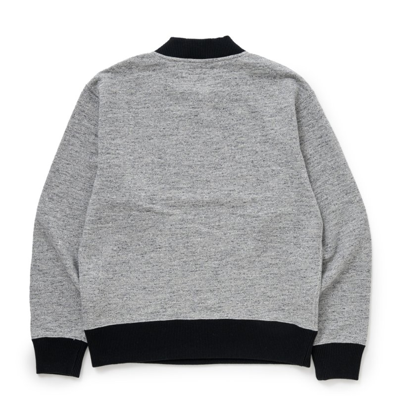 画像2: 【30%OFF】RATS/HALF ZIP SWEAT（HEATHER GRAY）［ハーフジップスウェット-24秋冬］