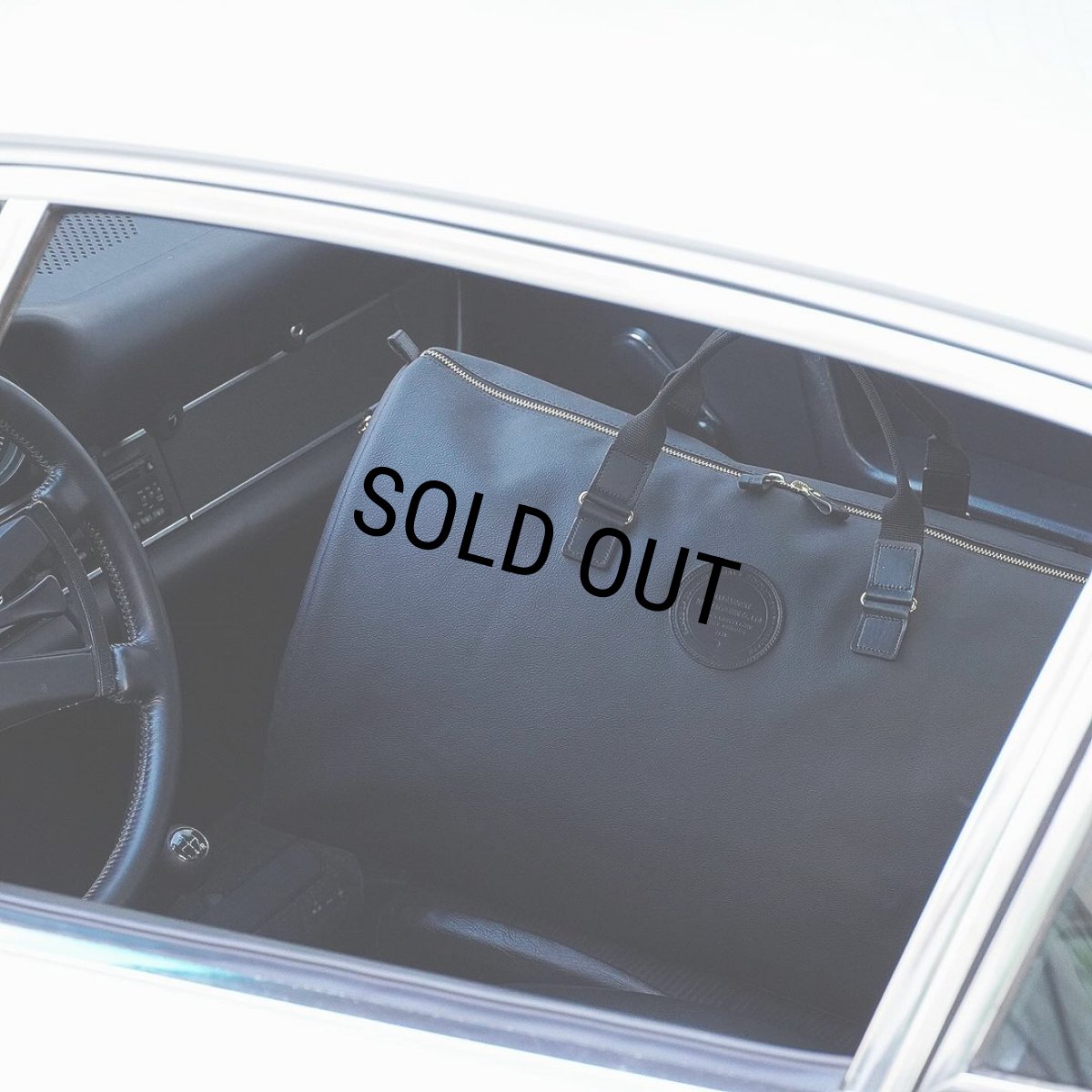 画像9: 【40%OFF】RATS/SYNTHETIC LEATHER BOSTON BAG（BLACK）［シンセティックレザーボストンバッグ-24秋冬］ (9)