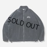 TIGHTBOOTH/VELOUR TRACK JACKET（Black）［ベロアトラックJKT-24秋冬］