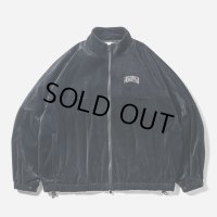 TIGHTBOOTH/VELOUR TRACK JACKET（Black）［ベロアトラックJKT-24秋冬］