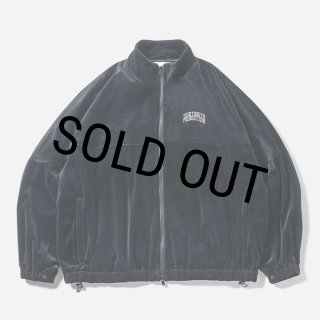 TIGHTBOOTH/VELOUR TRACK JACKET（Black）［ベロアトラックJKT-24秋冬
