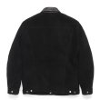 WACKO MARIA/SUEDE TRUCKER JACKET（BLACK）［スウェードレザー