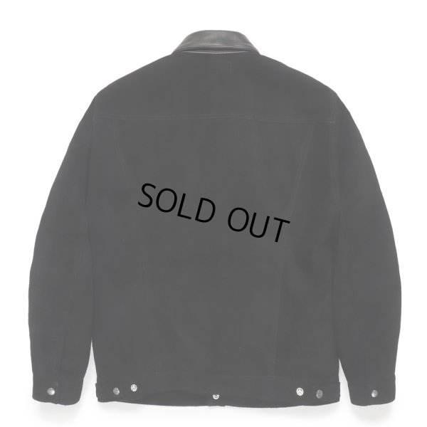 画像2: WACKO MARIA/SUEDE TRUCKER JACKET（BLACK）［スウェードレザートラッカーJKT-24秋冬］