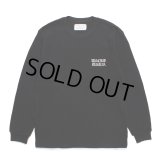 WACKO MARIA/THERMAL CREW NECK SHIRT（BLACK）［サーマル長袖-24秋冬］