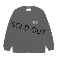 WACKO MARIA/THERMAL CREW NECK SHIRT（BLACK）［サーマル長袖-24秋冬］