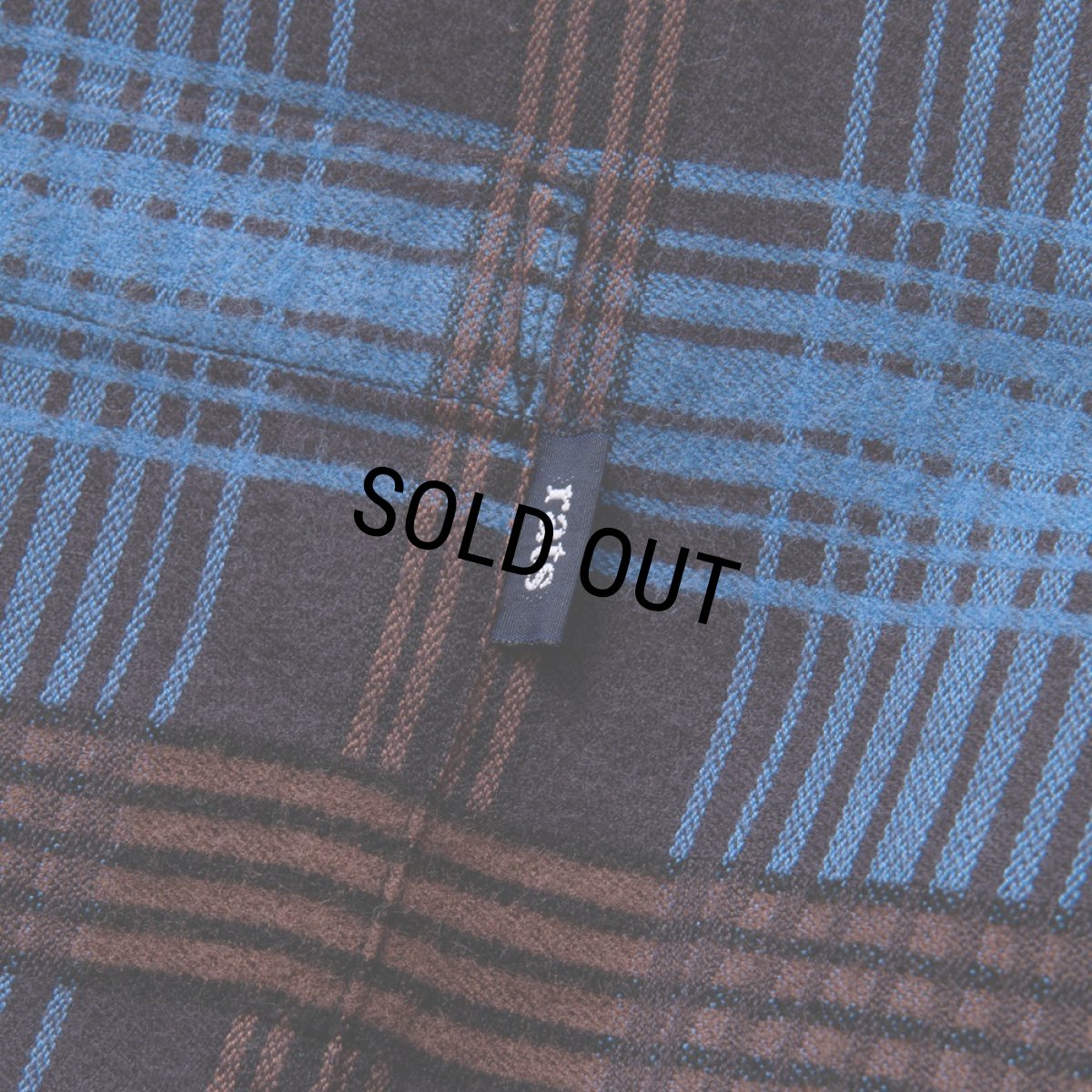 画像5: 【40%OFF】RATS/C/R FLANNEL CHECK SHIRT（SAX BLUE CHECK）［フランネルチェックシャツ-24秋冬］ (5)