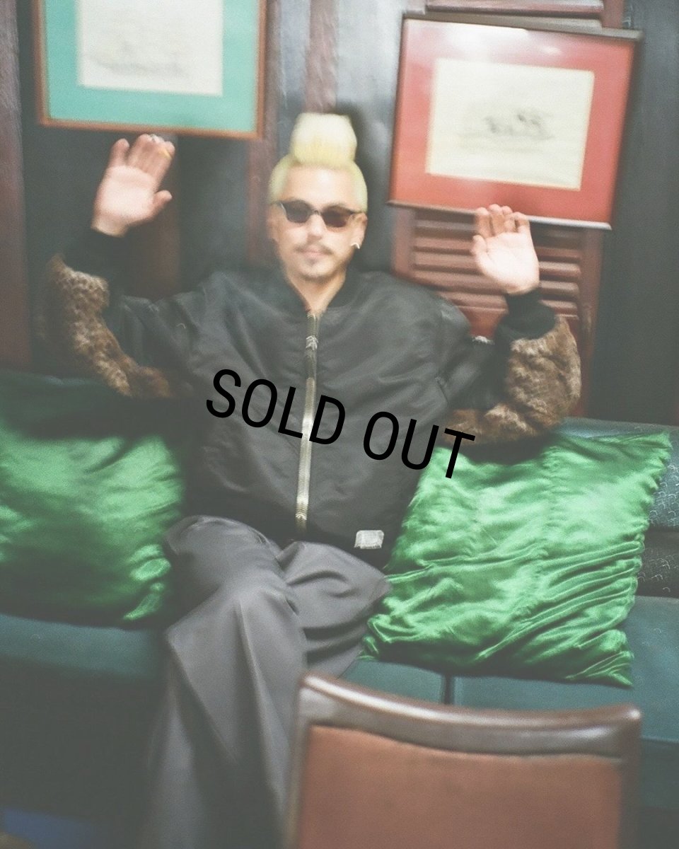 画像4: WACKO MARIA/MA-1 FLIGHT JACKET（BLACK）［MA-1フライトJKT-24秋冬］ (4)