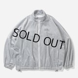 【30%OFF】TIGHTBOOTH/VELOUR TRACK JACKET（Hether Grey）［ベロアトラックJKT-24秋冬］