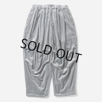 TIGHTBOOTH/VELOUR BALLOON PANTS（Hether Grey）［ベロアバルーンパンツ-24秋冬］