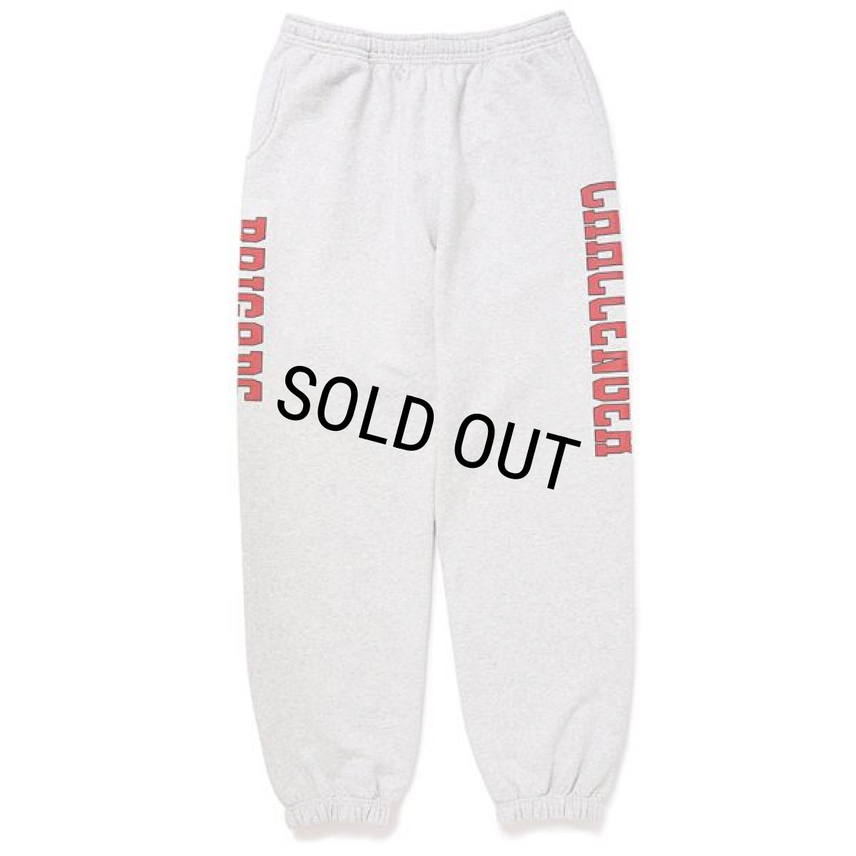 画像1: CHALLENGER/COLLEGE SWEAT PANTS（GRAY）［カレッジスウェットパンツ-24秋冬］ (1)