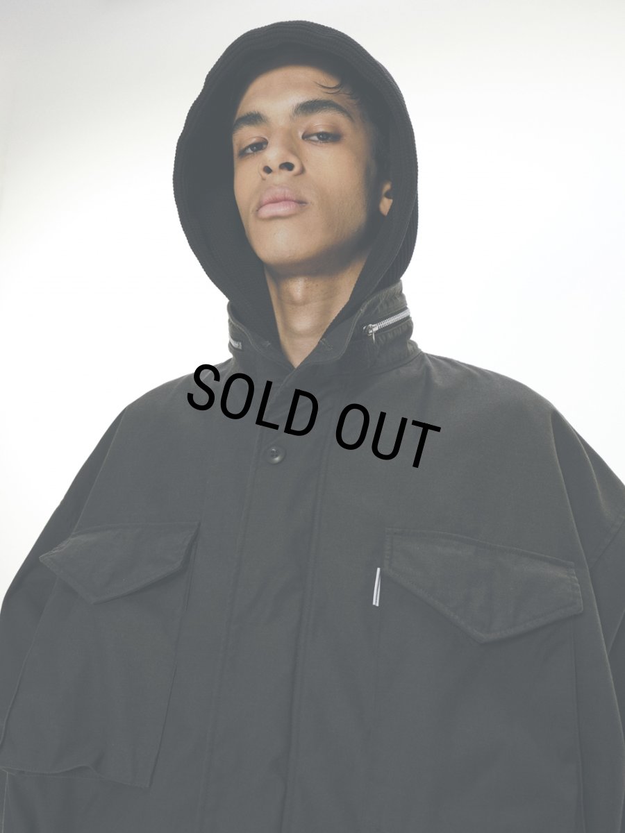 画像7: COOTIE PRODUCTIONS/Error Fit M-65 Field Jacket（Black）［エラーフィットM-65 JKT-24秋冬］ (7)