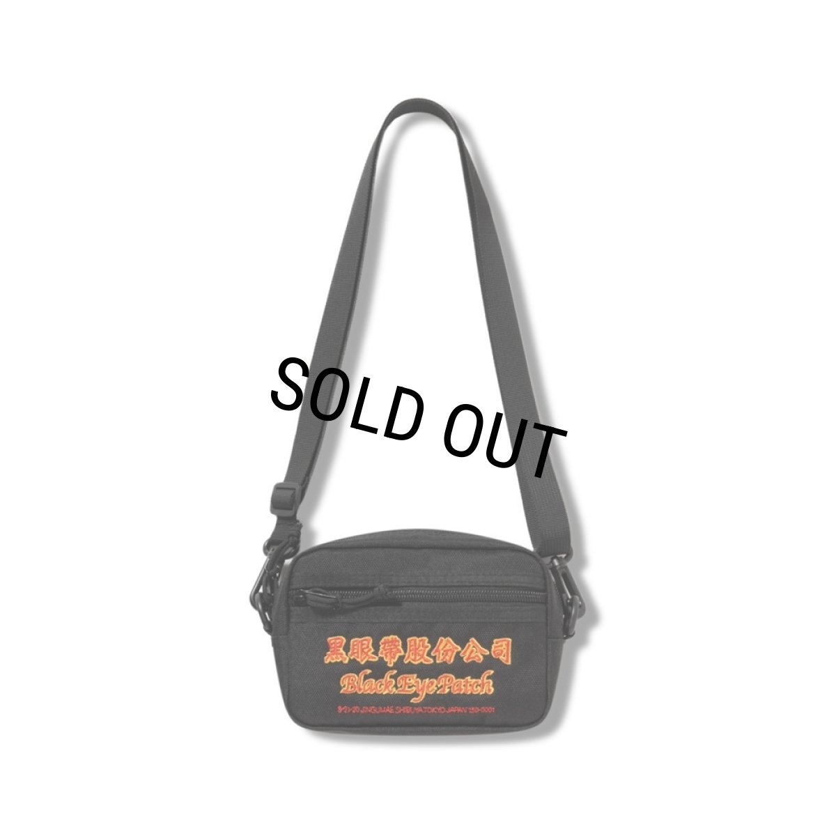 画像1: BlackEyePatch/CHINATOWN STORE SHOULDER POUCH(BLACK) (1)