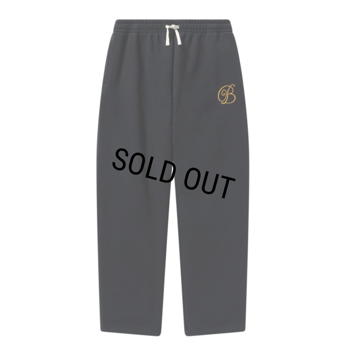 画像1: BlackEyePatch/B EMBLEM HEAVYWEIGHT SWEAT PANTS(BLACK) (1)