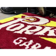 画像7: PORKCHOP/SQUARE LOGO MAT（RED/YELLOW）［スクエアロゴマット-24秋冬］ (7)