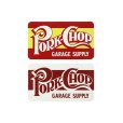 画像1: PORKCHOP/SQUARE STICKER SET［ステッカー2枚セット-24秋冬］ (1)
