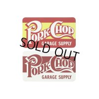 PORKCHOP/SQUARE STICKER SET［ステッカー2枚セット-24秋冬］