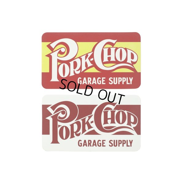 画像1: PORKCHOP/SQUARE STICKER SET［ステッカー2枚セット-24秋冬］