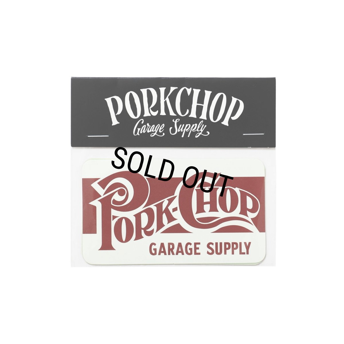 画像3: PORKCHOP/SQUARE STICKER SET［ステッカー2枚セット-24秋冬］ (3)