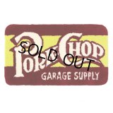 PORKCHOP/SQUARE LOGO MAT（RED/YELLOW）［スクエアロゴマット-24秋冬］