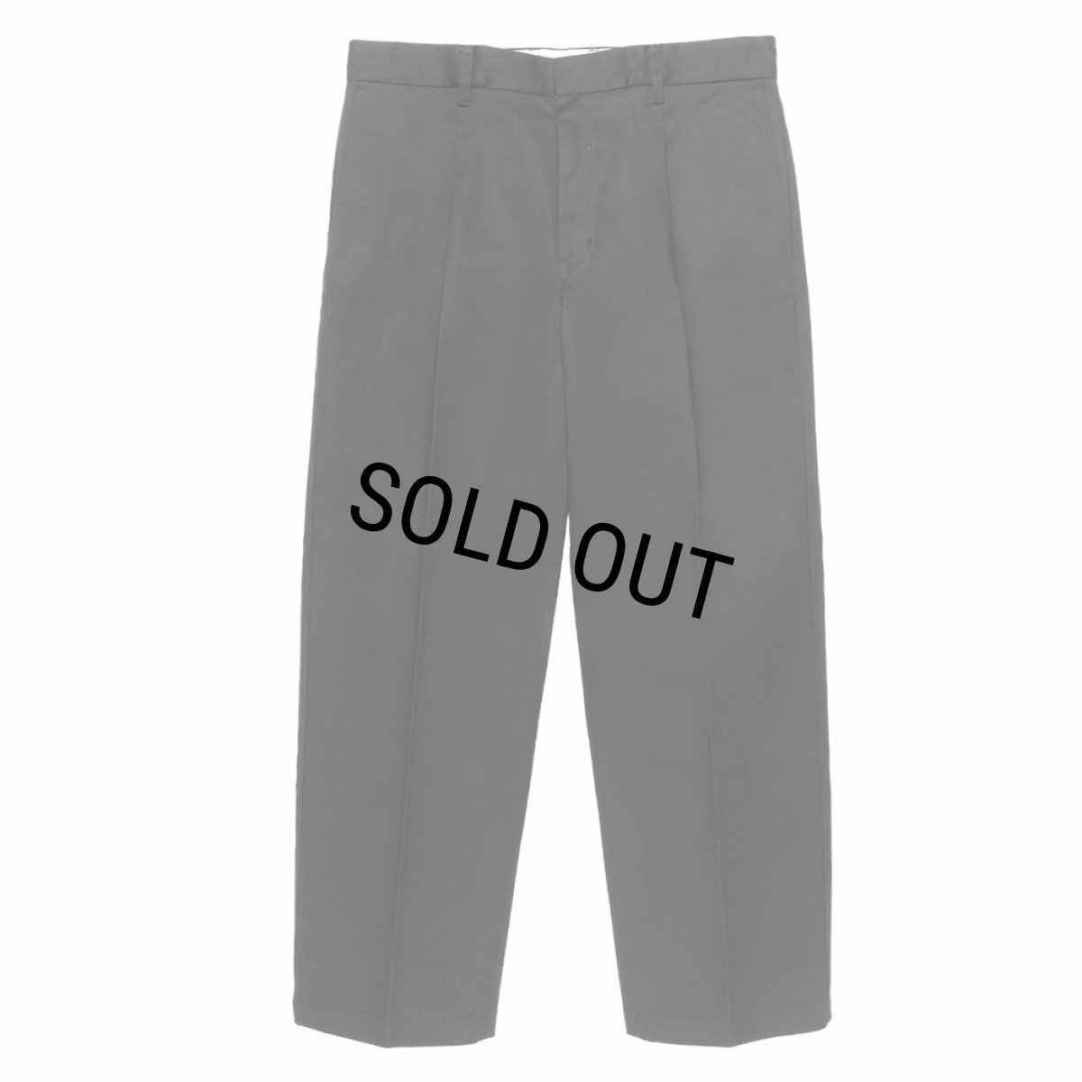 画像2: WACKO MARIA/DICKIES / PLEATED TROUSERS（CHARCOAL）［ワンタックトラウザース-24秋冬］ (2)