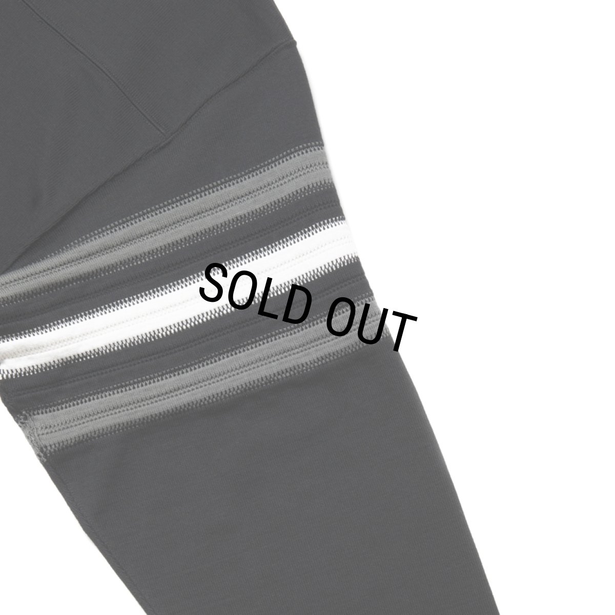 画像4: COOTIE PRODUCTIONS/Heavy Oz Jersey Jacquard Sleeve Crew（Black）［ジャガードスリーブクルー-24秋冬］ (4)