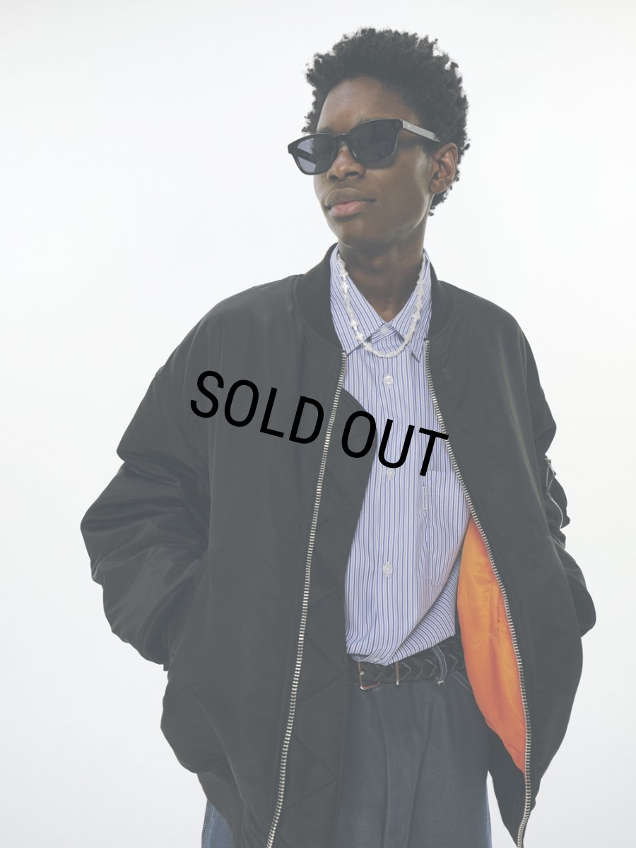 画像6: COOTIE PRODUCTIONS/Error Fit MA-1 Flight Jacket（Black）［エラーフィットMA-1フライトJKT-24秋冬］ (6)