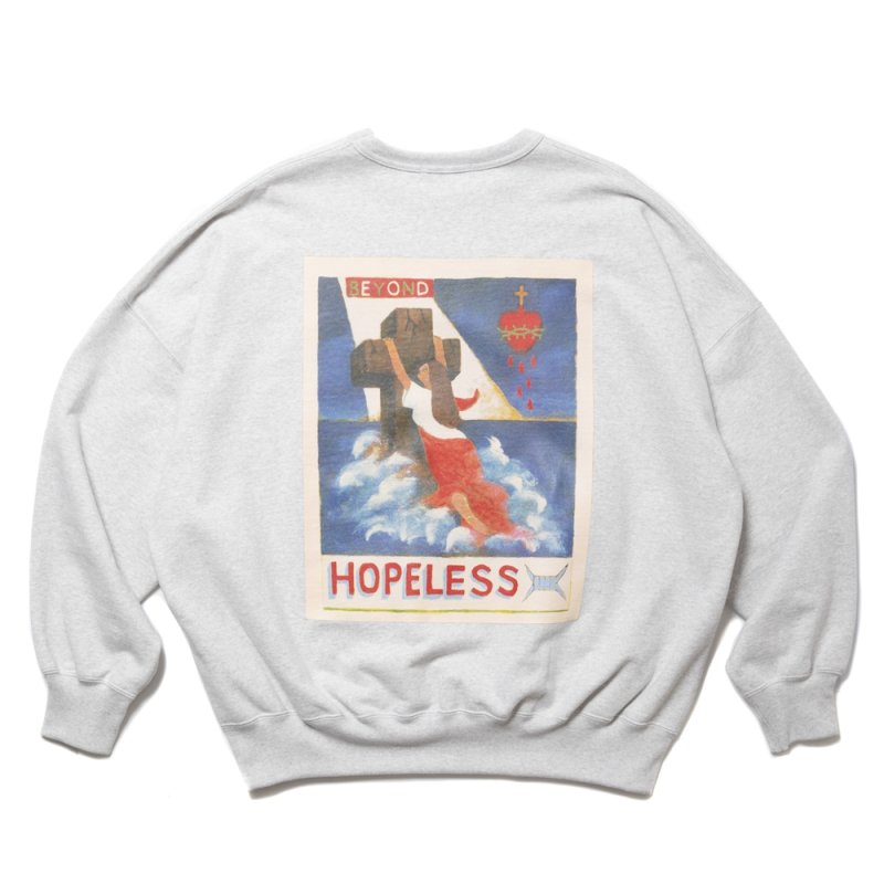 画像2: COOTIE PRODUCTIONS/Print Sweat Crew（BEYOND HOPELESS）（Oatmeal）［スウェットクルー-24秋冬］