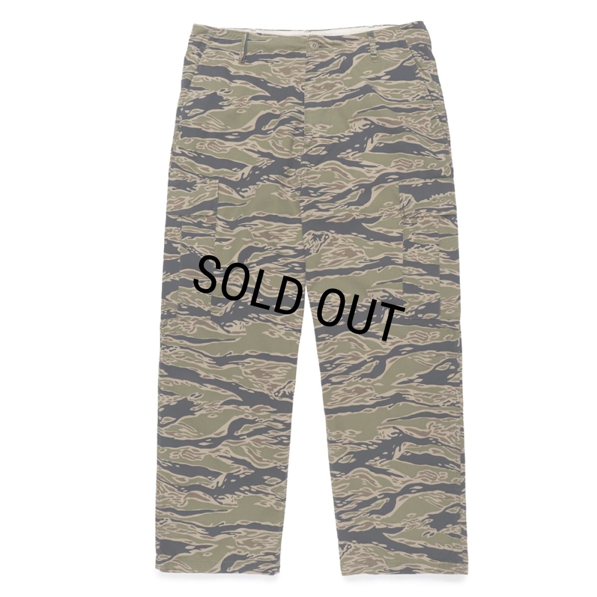 画像1: WACKO MARIA/TIGER CAMO 6 POCKET TROUSERS（OLIVE）［タイガーカモ6ポケットトラウザース-24秋冬］ (1)