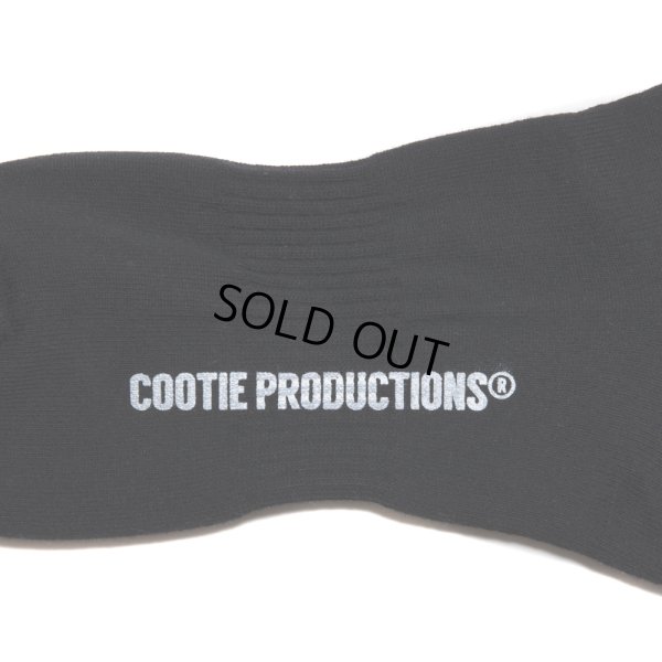 画像2: COOTIE PRODUCTIONS/Raza High Socks（Border）（Black）［ハイソックス-24秋冬］