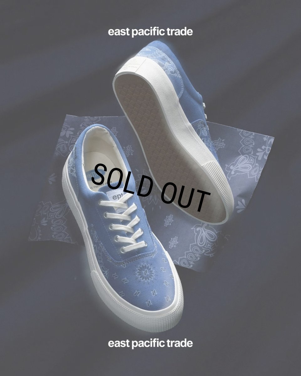 画像12: CHALLENGER/BANDANA SNEAKERS（×ept）（NAVY）［バンダナスニーカー-24秋冬］ (12)