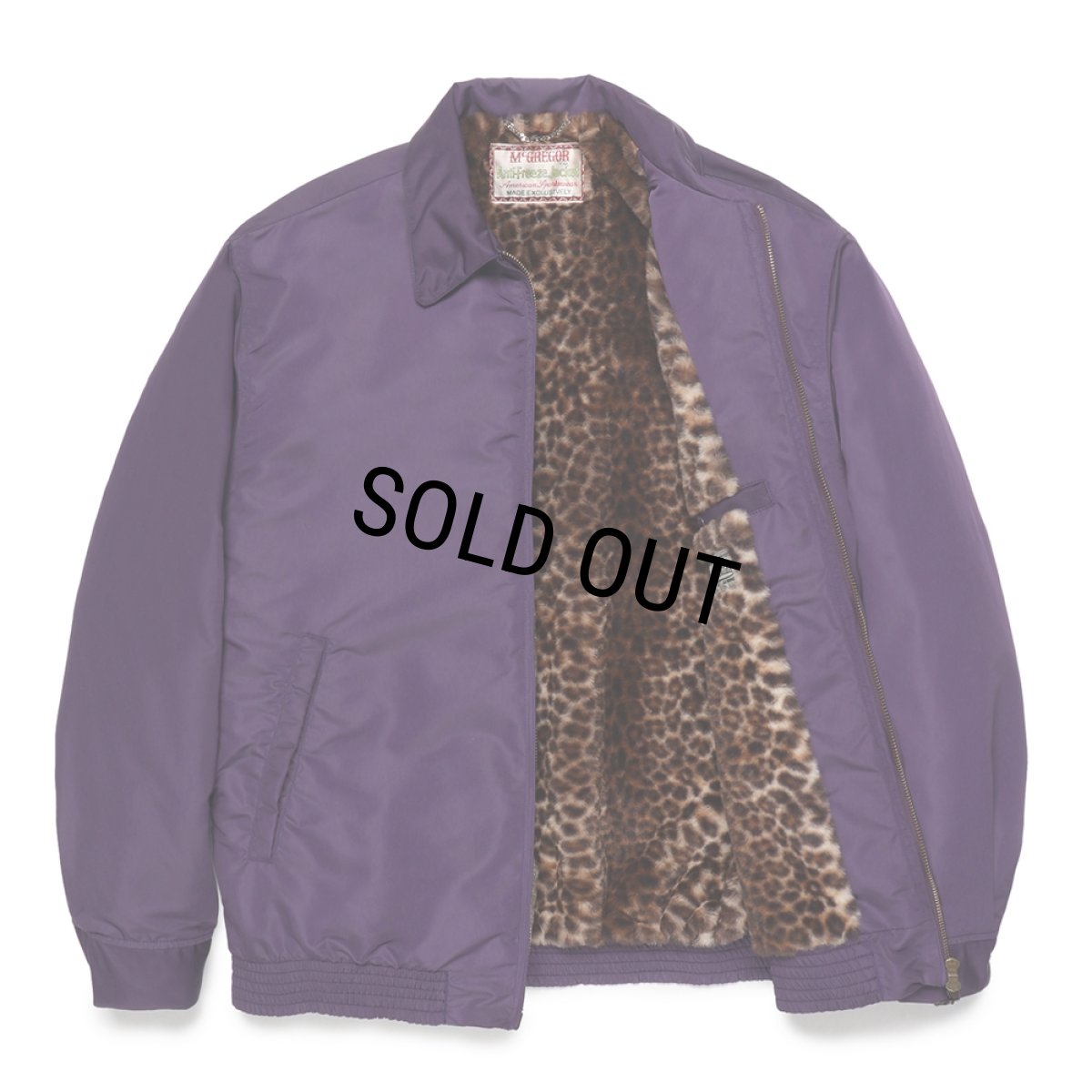 画像2: WACKO MARIA/MCGREGOR / ANTI-FREEZE JACKET（PURPLE）［アンチフリーズJKT-24秋冬］ (2)