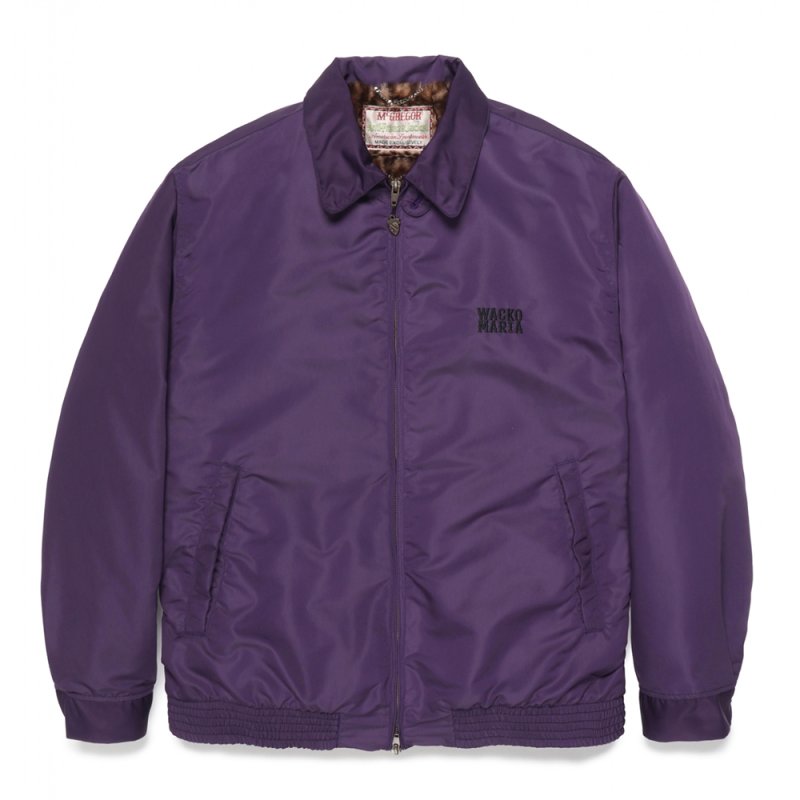 画像1: WACKO MARIA/MCGREGOR / ANTI-FREEZE JACKET（PURPLE）［アンチフリーズJKT-24秋冬］